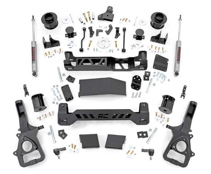 Rough Country 5" Lift Kit N3 Shocks 19-up Ram 4WD Air Ride No 22